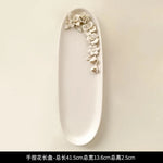 vase decoratif blanc roses relief porcelaine classique tasse bol plat boite rond coeur carreeDecoration