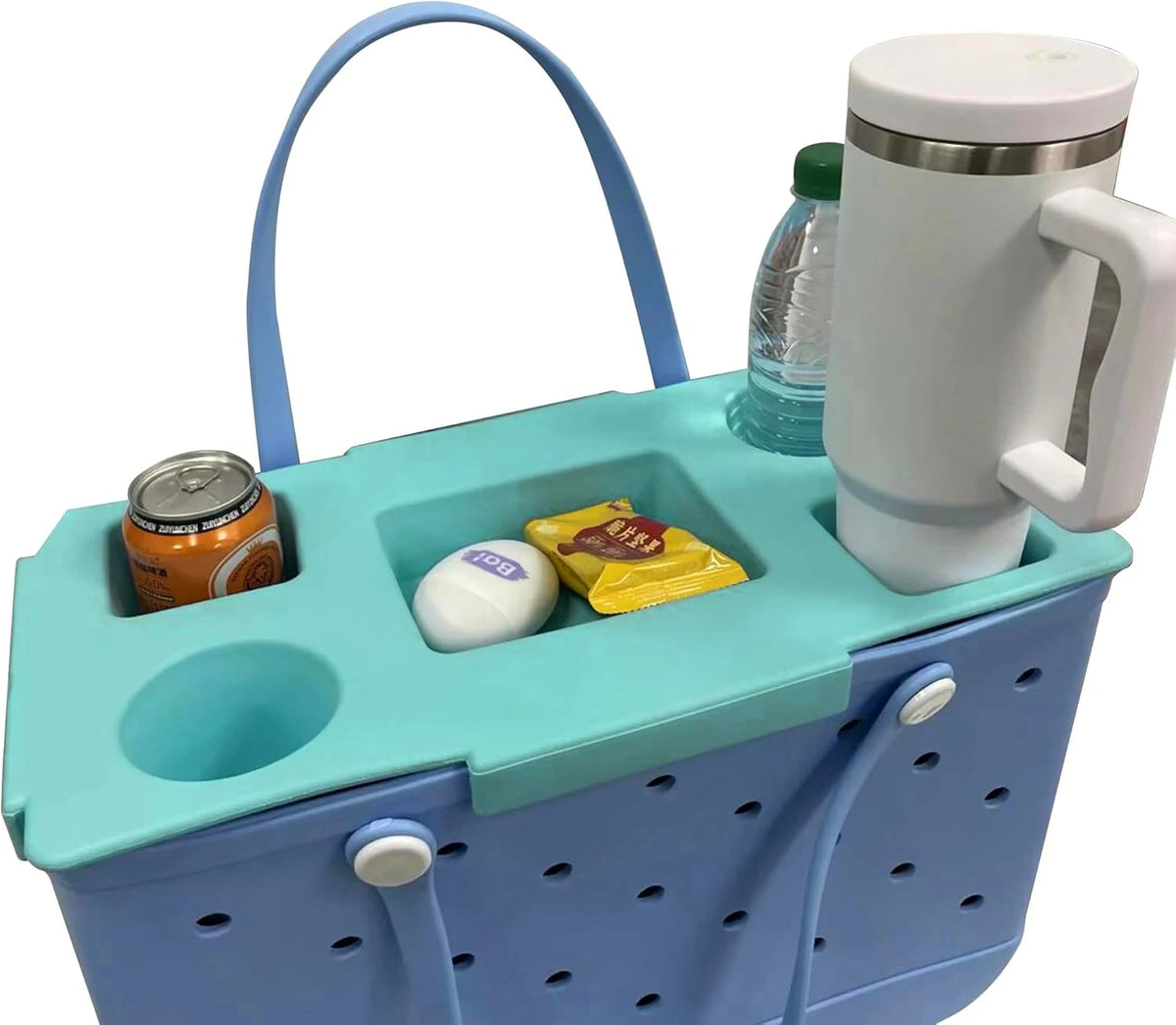 support sac main vert pastel respectueux environnement utilisation multiple moderne deux tasses stanley
