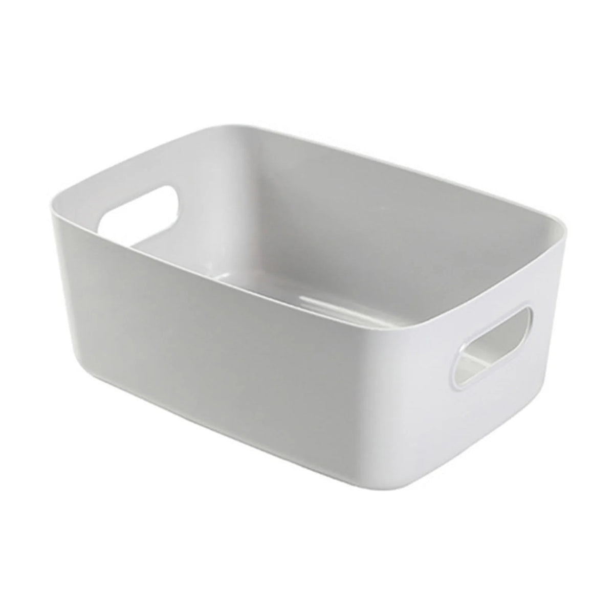 boîte rangement moderne poignées blanc beige bleu marine imperméable plastique