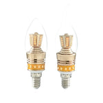ampoule led bougie transparente dorée moderne 2700k 6500k e14 40000h vintage