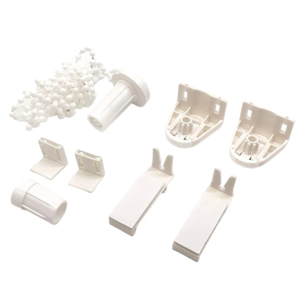 store enroulement beige clips tissu fin tube chaîne blanc moderne éléments remplacement