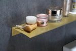 étagère murale aluminium blanc or noir moderne vis boulonnable salle bain douche
