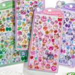 sticker 3d kawaii forme géométrique animaux multicolore opacité adhésif décoration enfant maisonécole