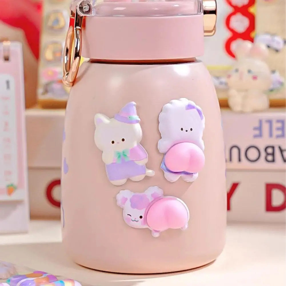 autocollants 3D animaux mignons fruits kawaii adhésifs décoratifs maison téléphone portable ordinateur