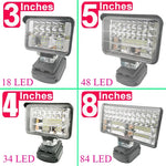lampe led portable 18w noir clips moderne double usb 3v 12v
