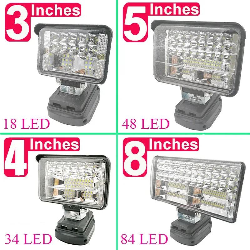 lampe led portable 18w noir clips moderne double usb 3v 12v