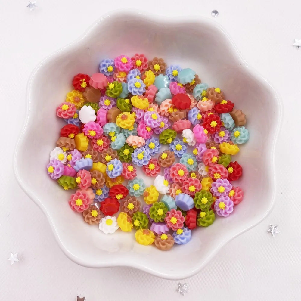 résine multicolores fleurs détaillées décoratives bricolage artisanal mariage anniversaire noël