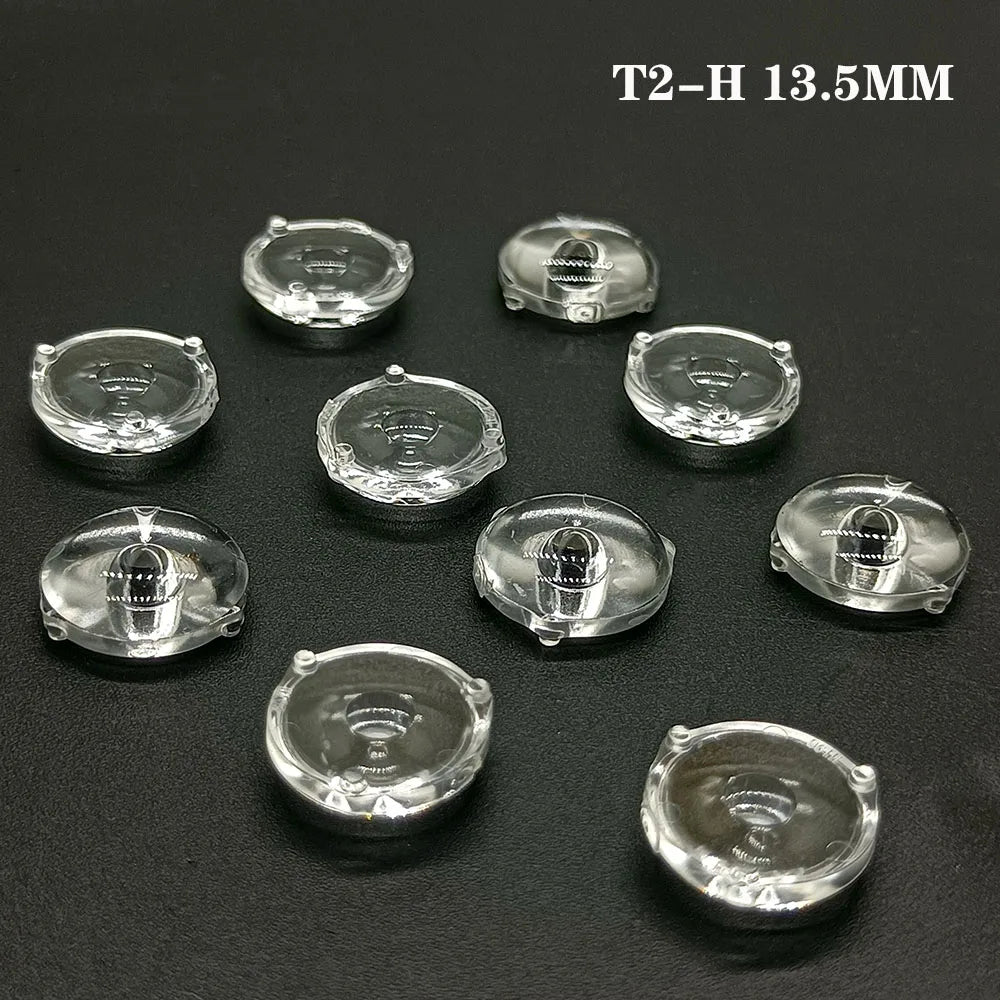cache led transparent adhésif moderne 11x6.3mm légèrement opaque rond lisse bande led