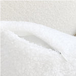 coussin abstrait brodé visages blanc moderne nordique 45x45cm decoration canapé chaise véhicule