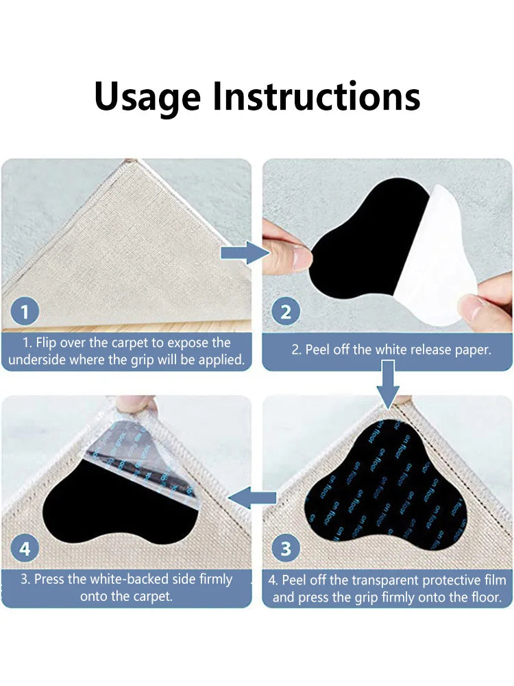tapis anti dérapant adhésif bleu clair gris microfibres moderne respectueux environnement salle bain