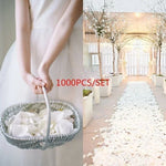 décoration mariage blanc rose orange violet 1000 pétales artificiels texturés intérieurextérieur