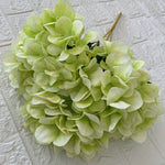 bouquet artificiel hortensias soie bleu blanc rose naturel décoration maison extérieur