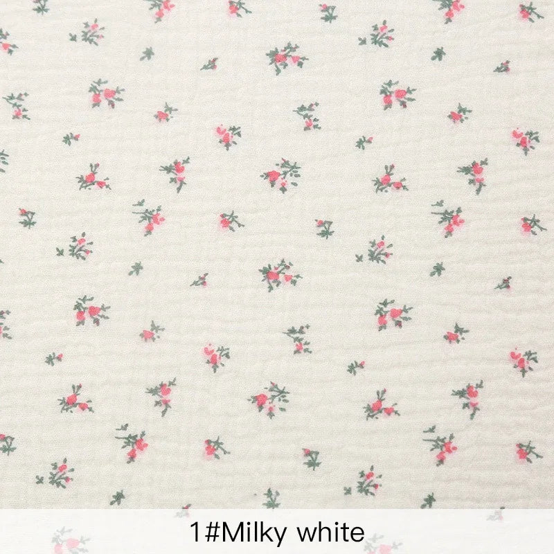 tissu coton fleurs roses légères bricolage serviettes enfants doux classique opaques