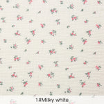 tissu coton fleurs roses légères bricolage serviettes enfants doux classique opaques