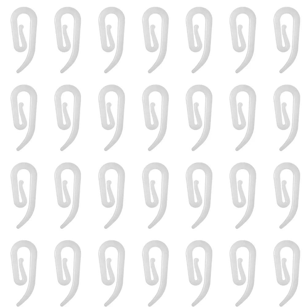 clips rideau blanc moderne opaques polonais accessoires volets attache fenetre crochets anneau suspension