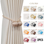 boucles magnétiques rideau corde tressée moderne beige blanc marron bleu noir rose gris orange