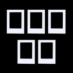 cadres photo aimants couleurs violet rose bleu moderne minimaliste cartes postales