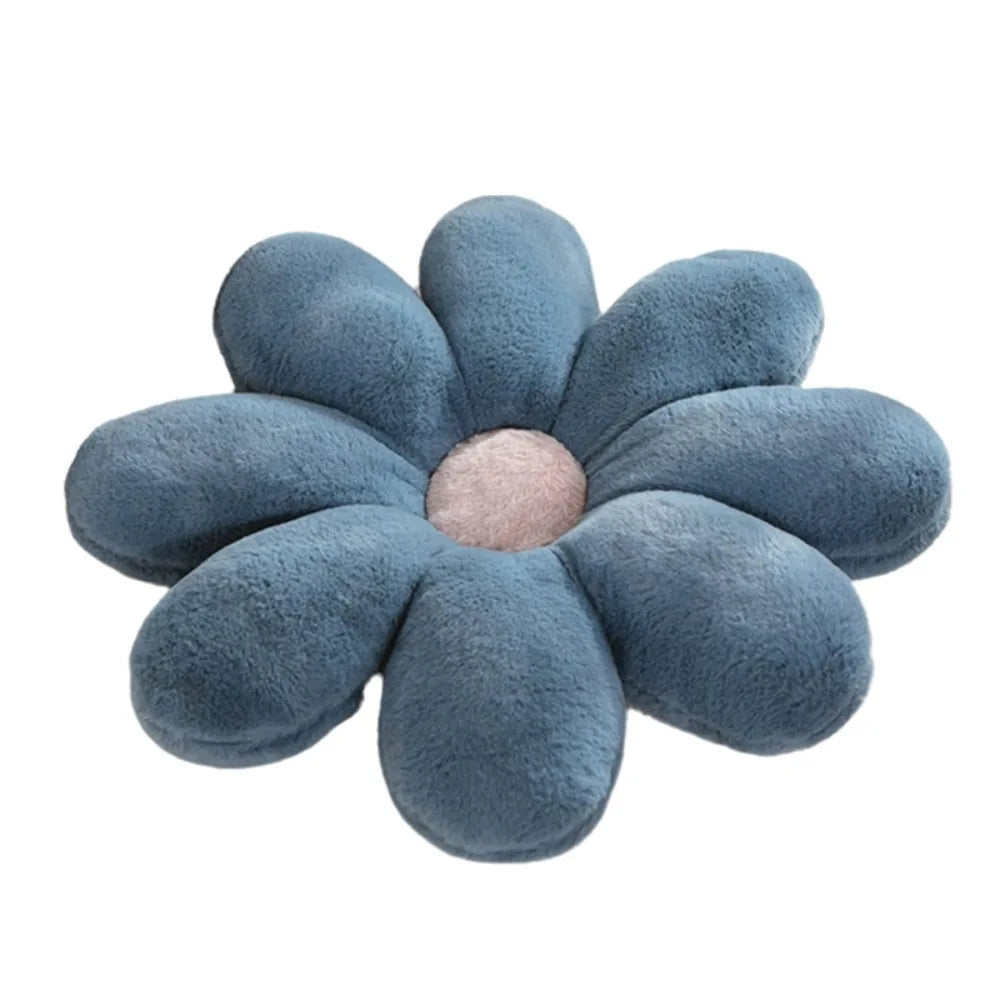 coussin fleuri doux rose pâle blanc jaune vert bleu moderne maison