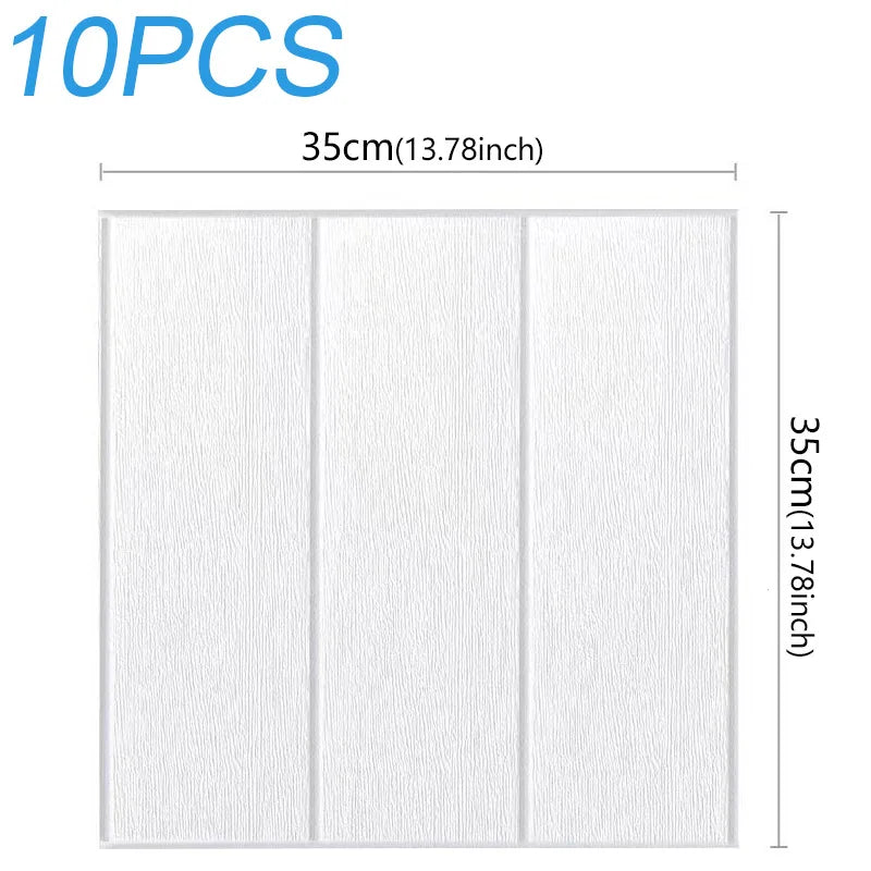 panneaux décoratifs autoadhésifs imitation bois moderne couleur beige clair gris clair blanc intérieur décoration