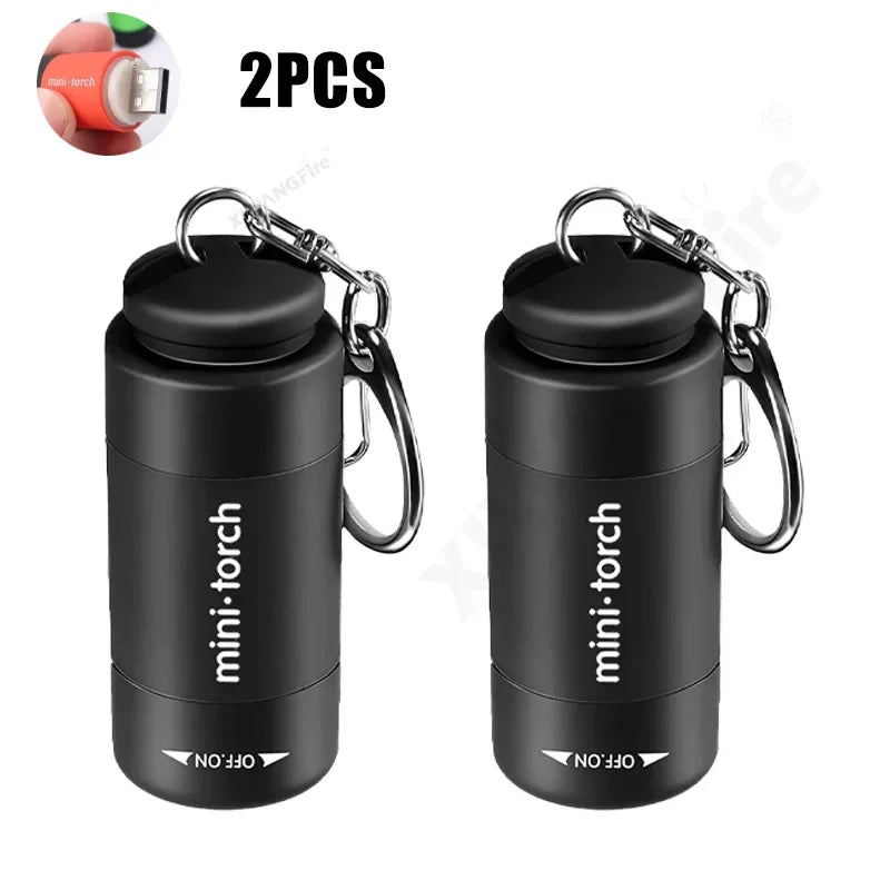 torche led rechargeable portable mini usb annuaire clé multiple couleurs moderne compact