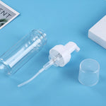 flacons savon liquide transparents moderne 100ml 150ml 200ml set 30 pièces Pompe pression rechargeable