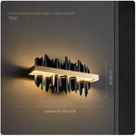 suspension lumineuse or contemporaine motifs géométriques texture pierre fixations chaînes haute luminosité