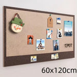 tableau feutre moderne auto adhésif noir beige gris vert fixations velcro clous