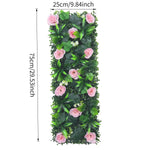 décoration murale herbe artificielle feuilles fleurs naturelle intérieure extérieure vert blanc or Jaune accrochée