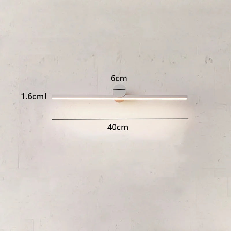 applique murale led moderne éclairage quotidien noir mat fixée mur cuisine salle manger chambre