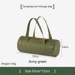 sac main khaki vert armée noir toile épaisse pratique robuste poignées amovibles campagne outils