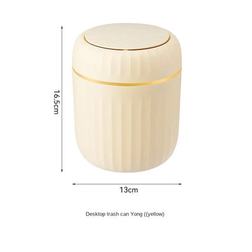 poubelle moderne plastique blanc rayures verticales opacité durable chambre coucher