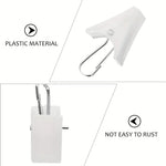 clips rideau crochet suspension blanc utilitaire bricolage plastique 20pcs 40pcs fonctionnel