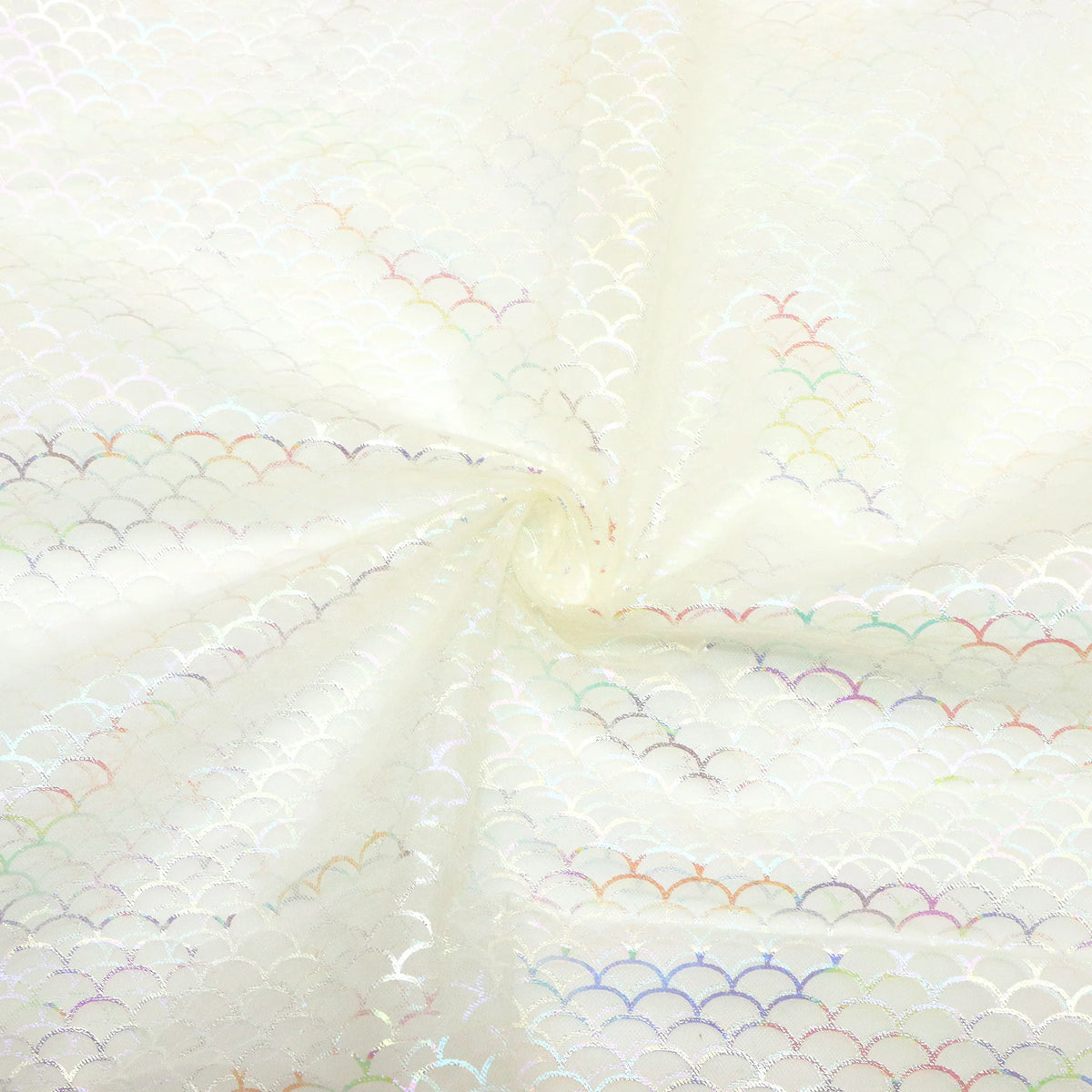 tissu polyester poisson violet blanc bleu clair noir rose jaune clair moderne 50x160cm