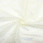 tissu polyester poisson violet blanc bleu clair noir rose jaune clair moderne 50x160cm