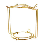 support métal or crochet tasse thé rangement cuisine décoration vaisselle fil fer tressé stableINCT