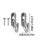 crochets muraux modernes minimaux bronze doré noir vis fixations salle bain cuisine support bijoux