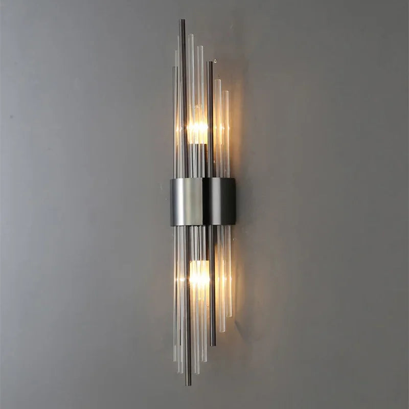 applique murale moderne or transparent acier inoxydable certification rohs ul vde ccc cqc fcc