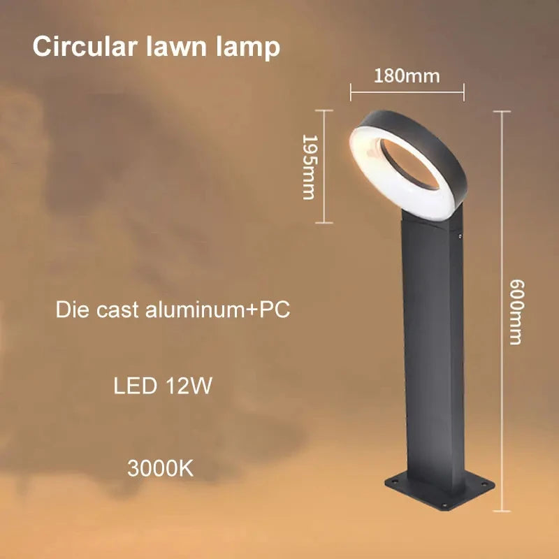 lampe solaire moderne noire ip65 led 9w waterproof plaque carréeextérieur