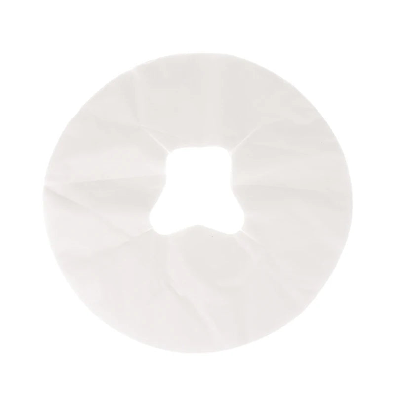 disques jetables massage visage blanc rose spa salon simple utilitaires 100 pièces