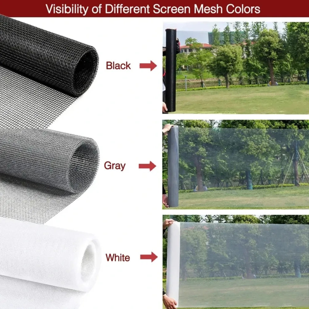moustiquaire filet protection fenêtre gris maille nylon adhésif résistant chat lavable facile moderne