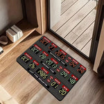 tapis sol moderne numérique anti bactéries antidérapant 30x50cm 40x60cm números lumineux