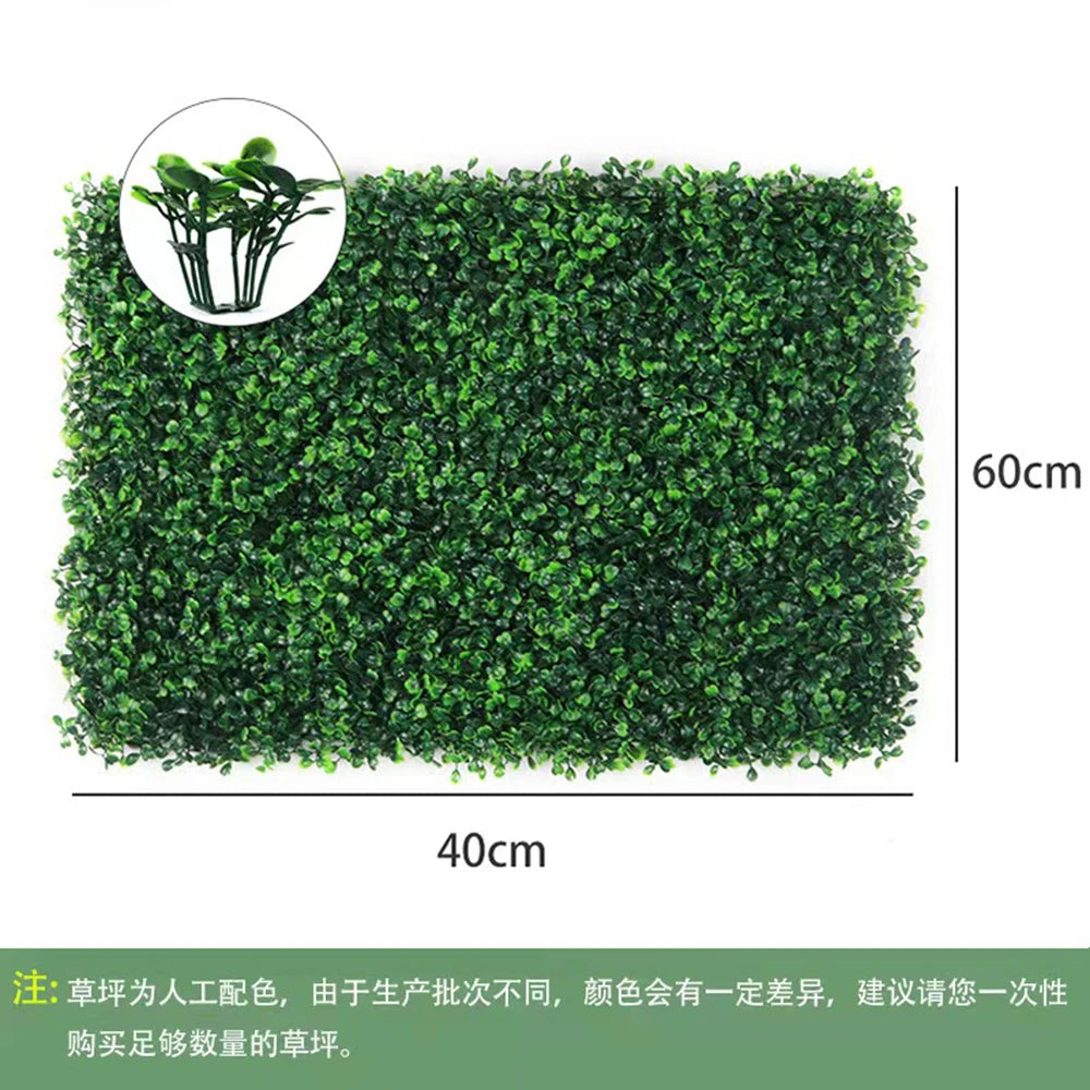 mur végétal artificiel fleurs colorées feuilles vertes décoration jardin intérieur extérieur plante synthétique naturelle