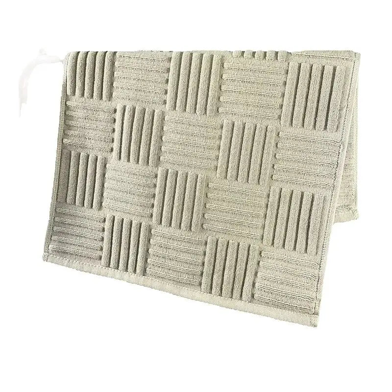 gant cuisine coton rayures vertes gris bleu beige absorption rapide anti dérapant moderne crochet