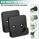 support mural rideau douche vis fixation noir blanc moderne salle bain opaque