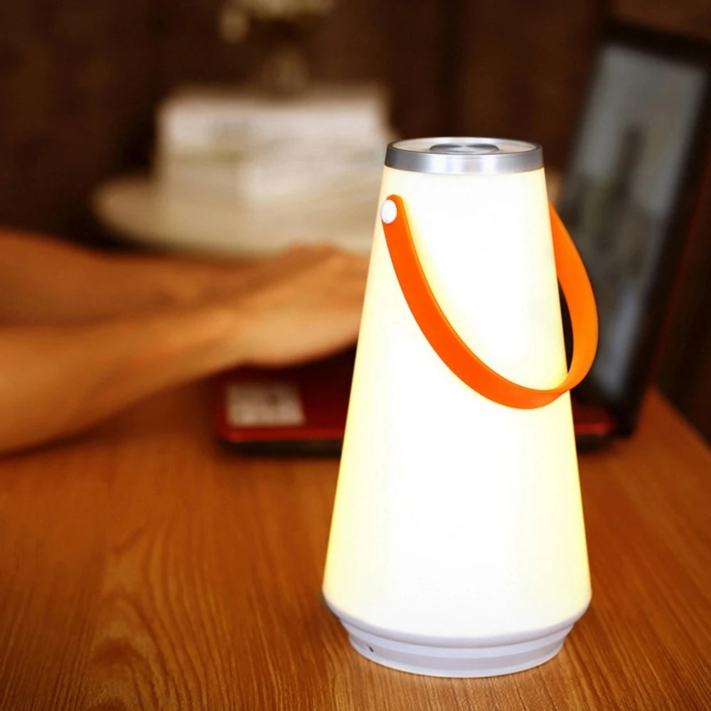 lampe camping rechargeable led blanc orange moderne étanche annuaire fixation usb
