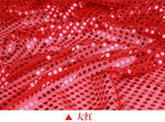 tissu circulaires polyester translucide glitter rouge blanc bleu vert violet or bricolage décoration