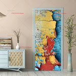 Sticker porte cuisine vert clair