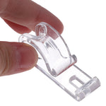 crochet rideau transparent moderne pièces vis fixation 5cm largeur 1.6cm hauteur