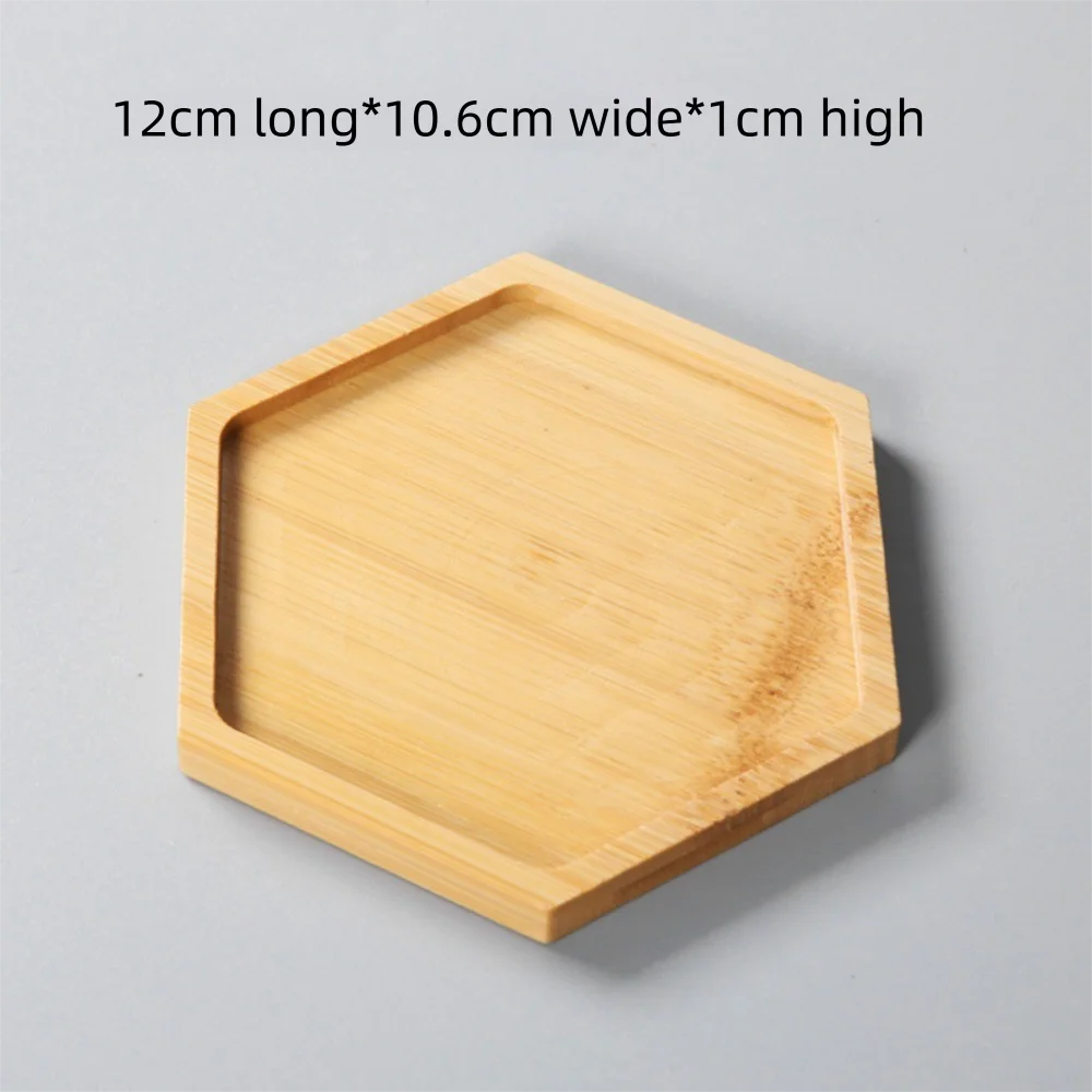 plateau bambou minimaliste plateaux carrés ronds rectangles succulentes cache plante moderne