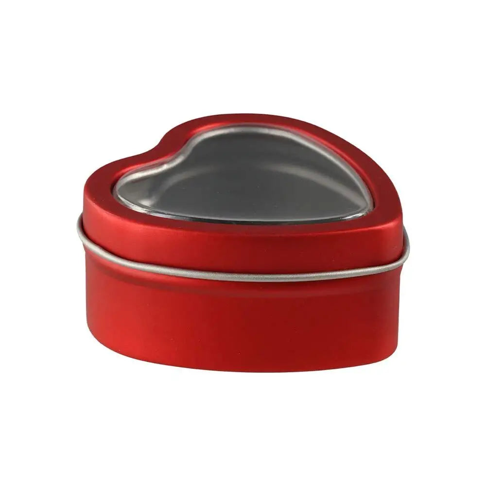 boîtes forme cœur rouge rose contemporaines réutilisables couvercle